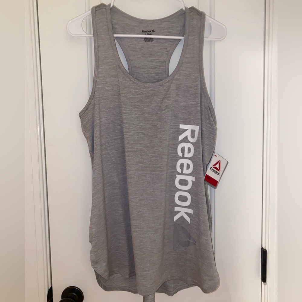 Gray Reebok tank